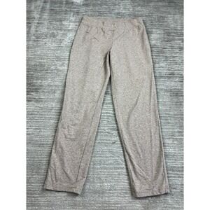 Ruby Rd Pants Womens S Tan 30100 Straight Leg Pull On Stretch Heathered Comfort